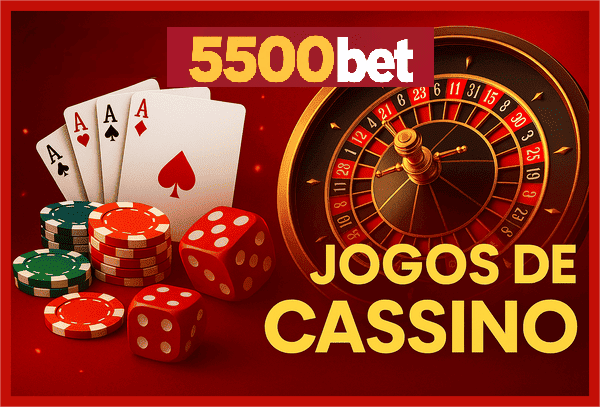 Variedade de jogos 5500BET com 2.500 opções.